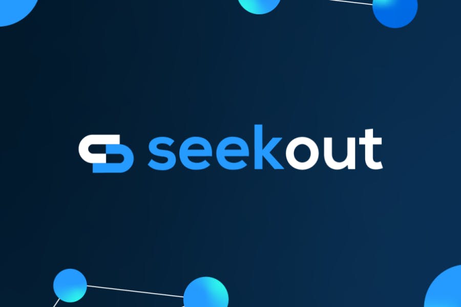 SeekOut logo on a dark background.