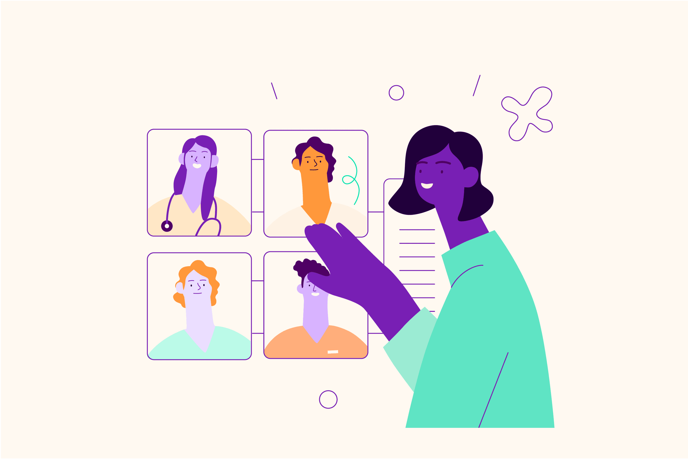 healthcare recruiting illustration nursing candidate job search nurse talent infographic list image